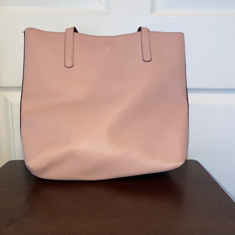 Blush pink women tote